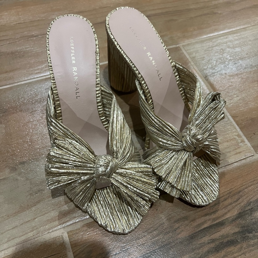 Loeffler Randall Gold heels